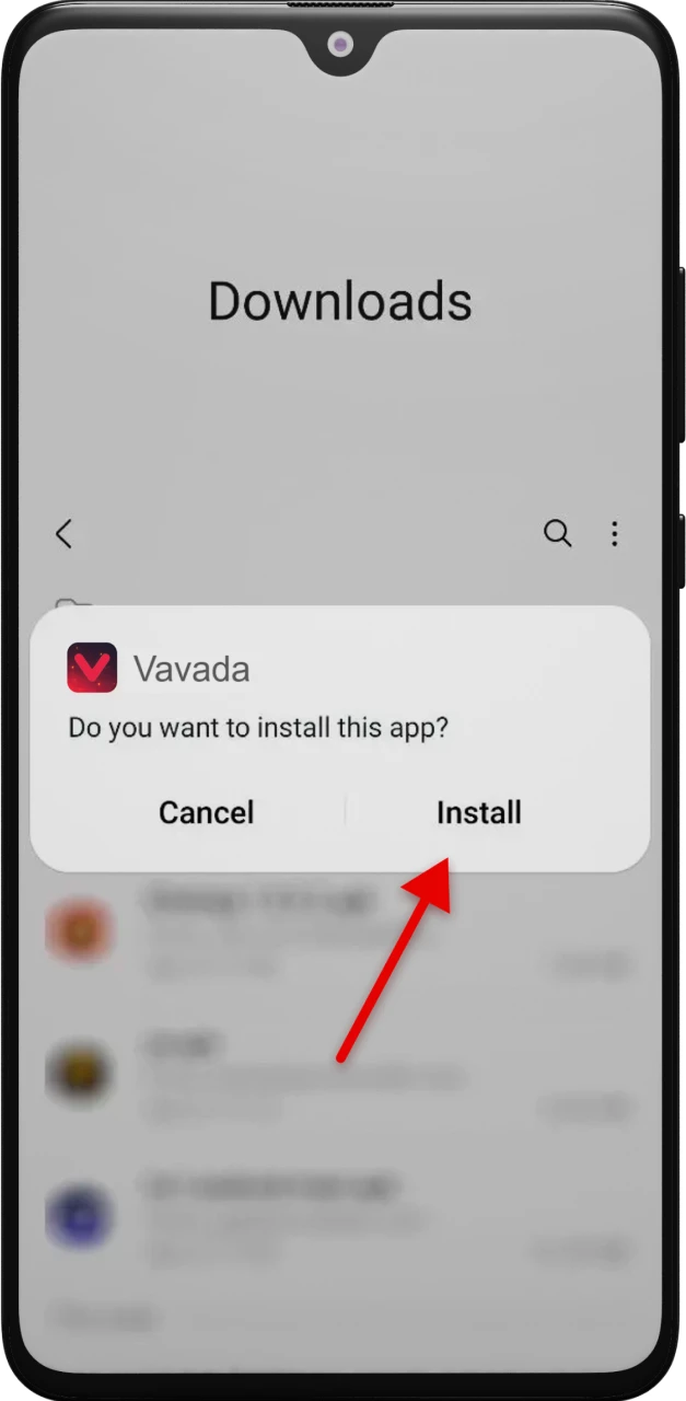 Allow installation of apps from unknown sources on your Android device.
