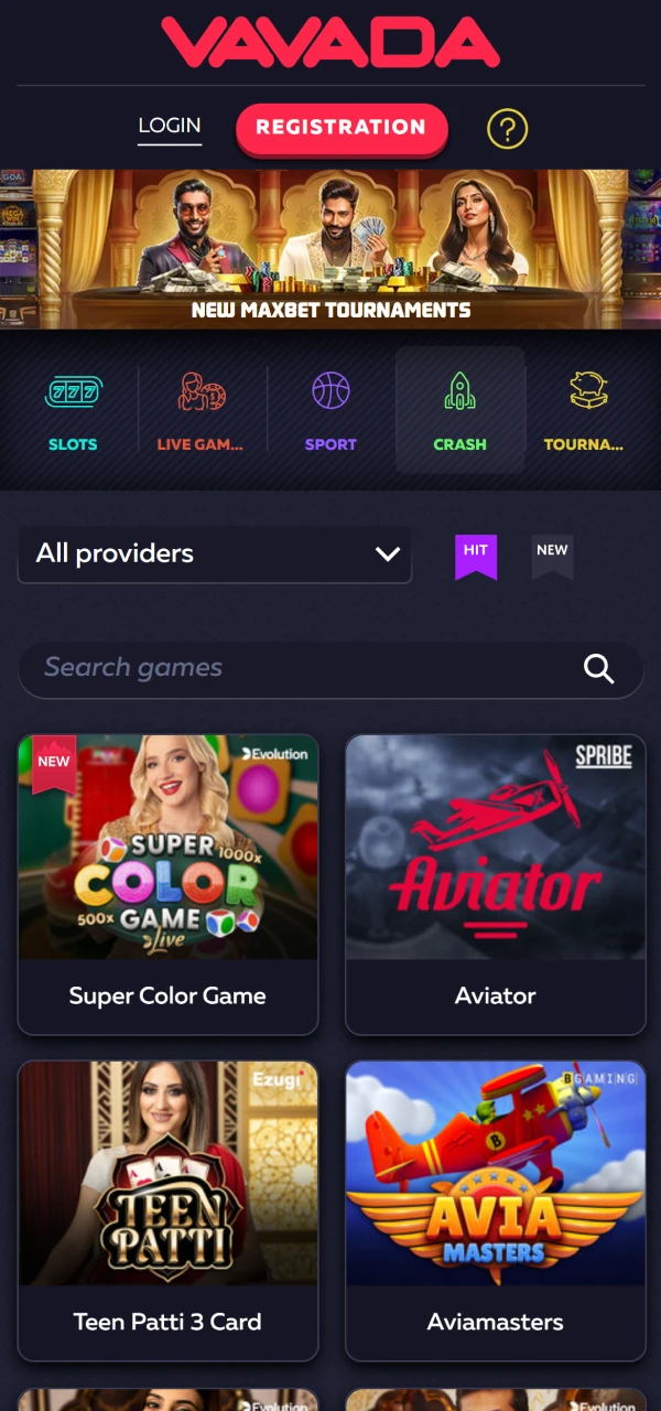 Explore the official Vavada casino app with user-friendly interface.