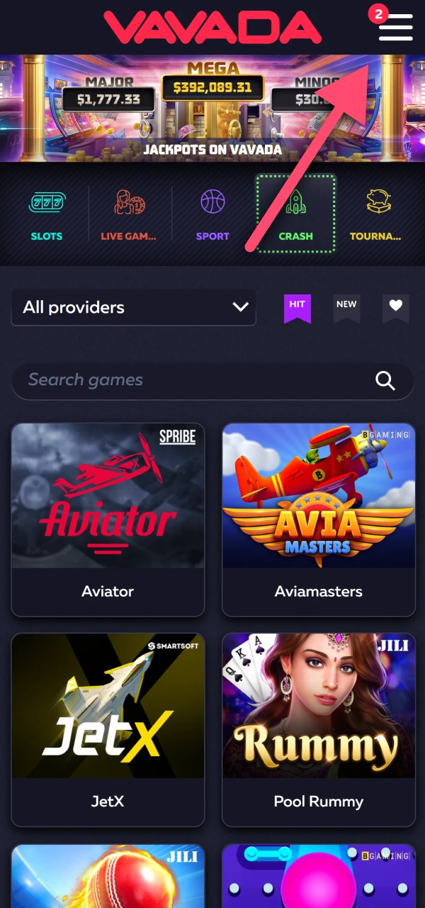 Check notifications for bonuses and offers in the official Vavada app.